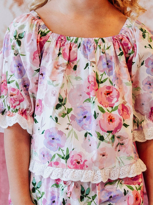 Puff Sleeve Set - Soft Bliss