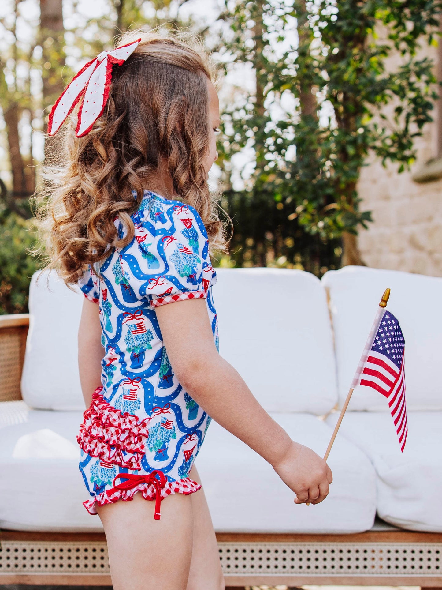 Solid Rash Guard - Star Spangled Banner