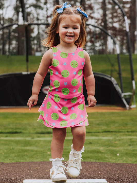 Active Skort Set - Softballs