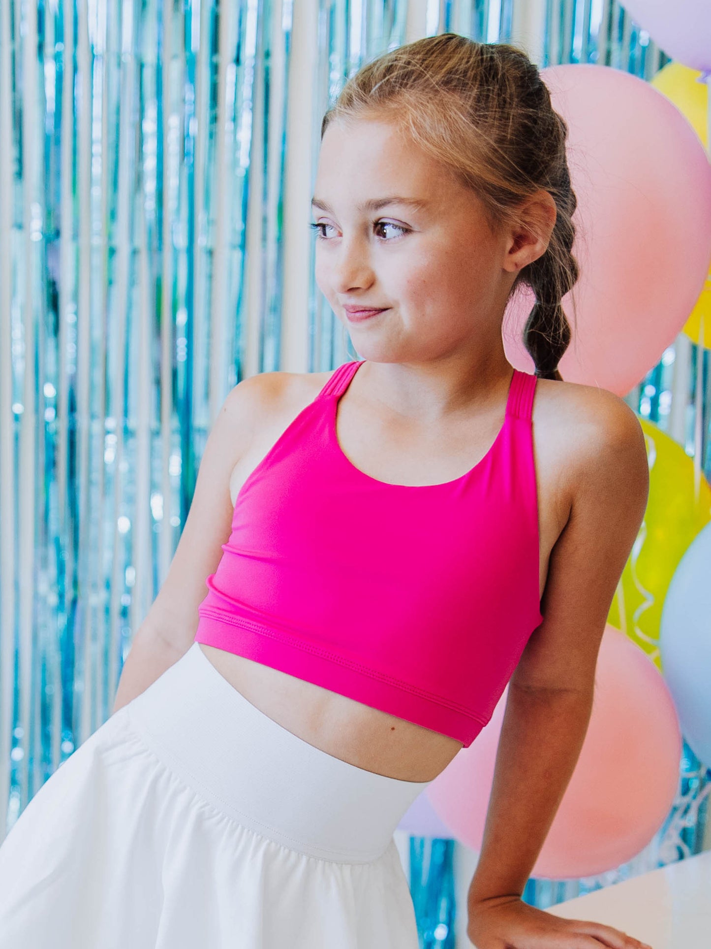 Empower Crop - Fuchsia