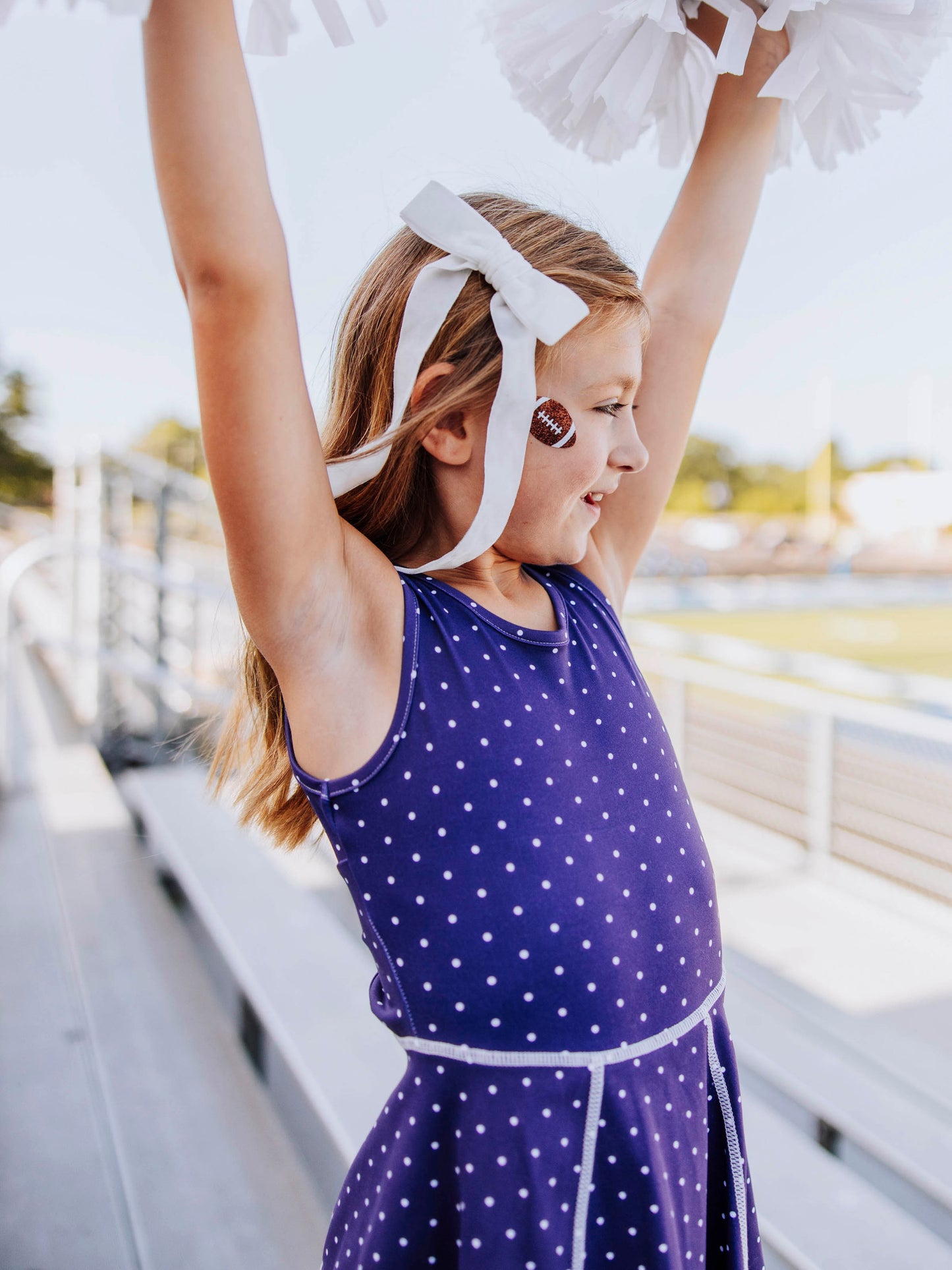 Tennis Dress - Indigo Dot