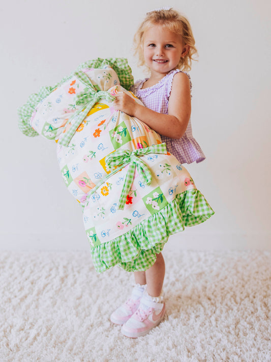 Nap Mat - Checkered Blooms