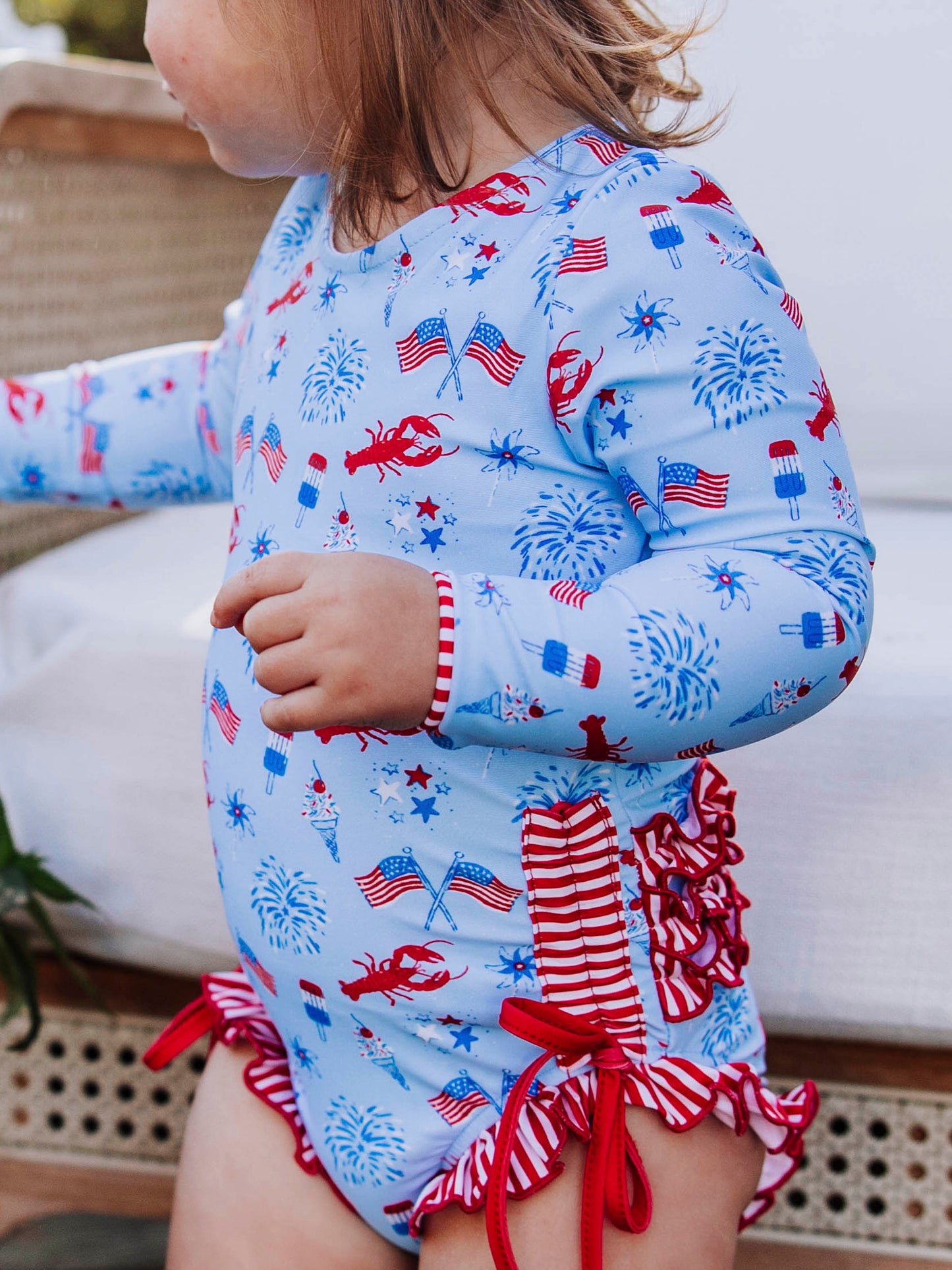 Solid Rash Guard - Let Freedom Ring