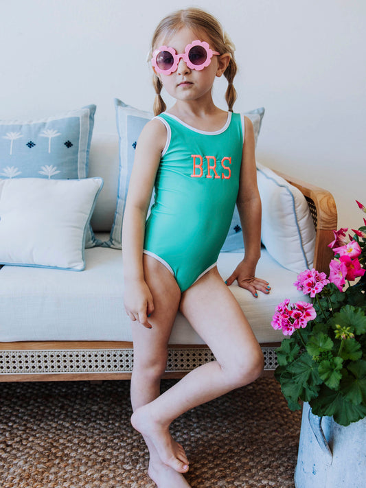 Solid One Piece - Aquatic Green