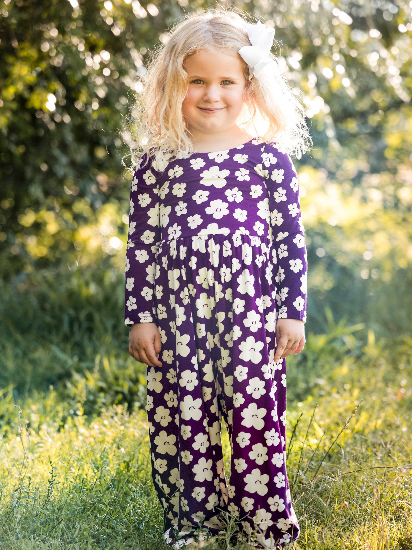 Leggy Romper - Sugar Plum Floral