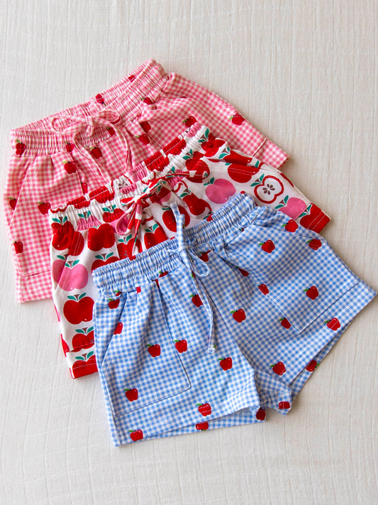 3 Pack Relaxed Shorts - All the Apples