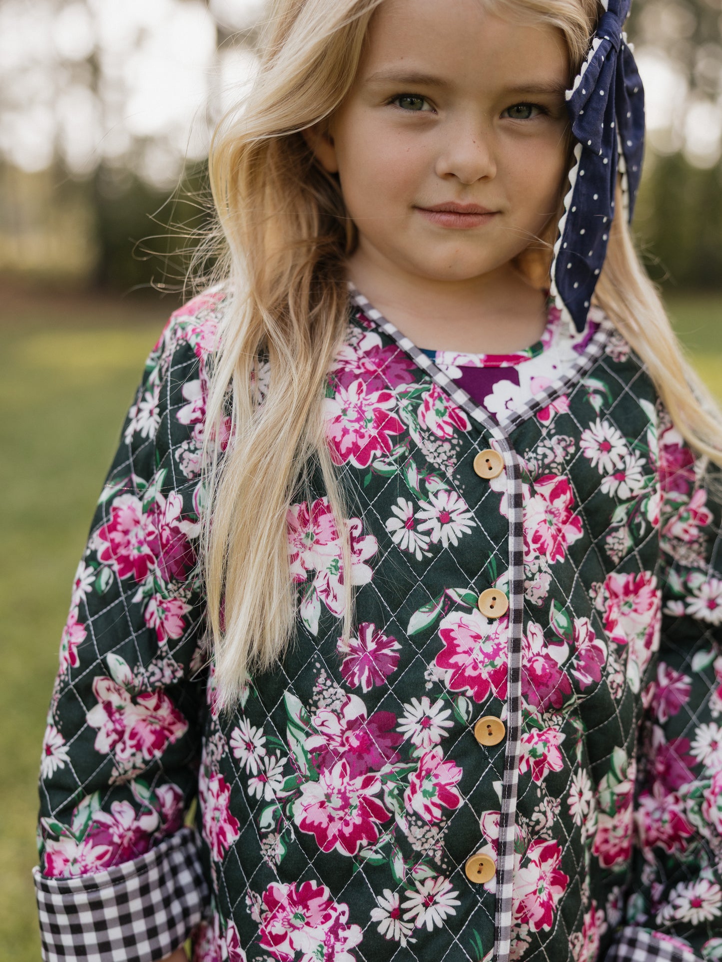 Quilted Cardigan - Thankful