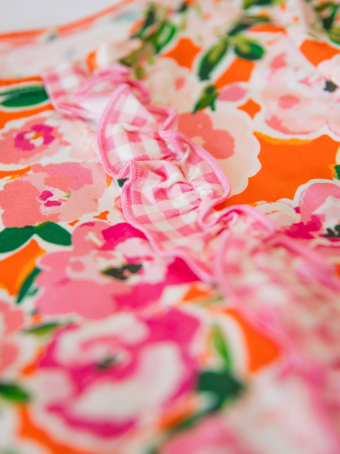 Cloud Layette - Glowing Pink Flowers