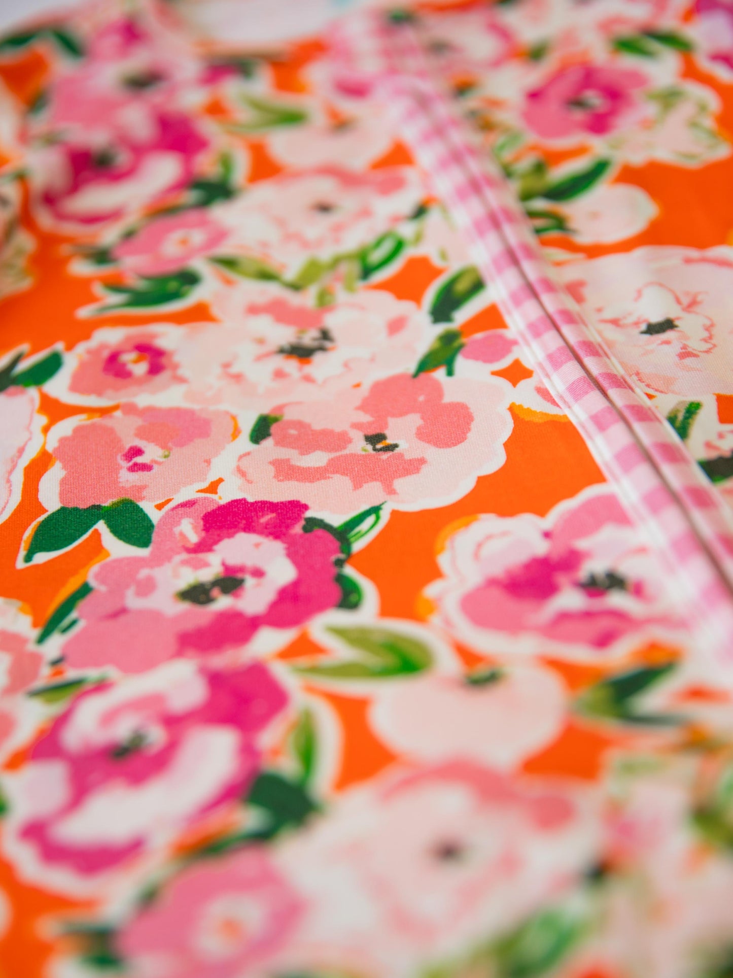Cloud Layette - Glowing Pink Flowers