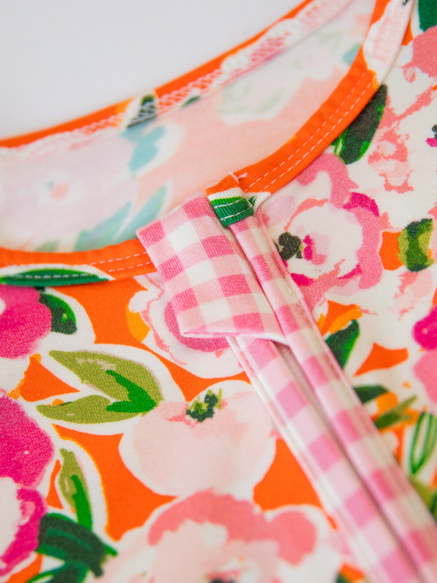 Cloud Layette - Glowing Pink Flowers