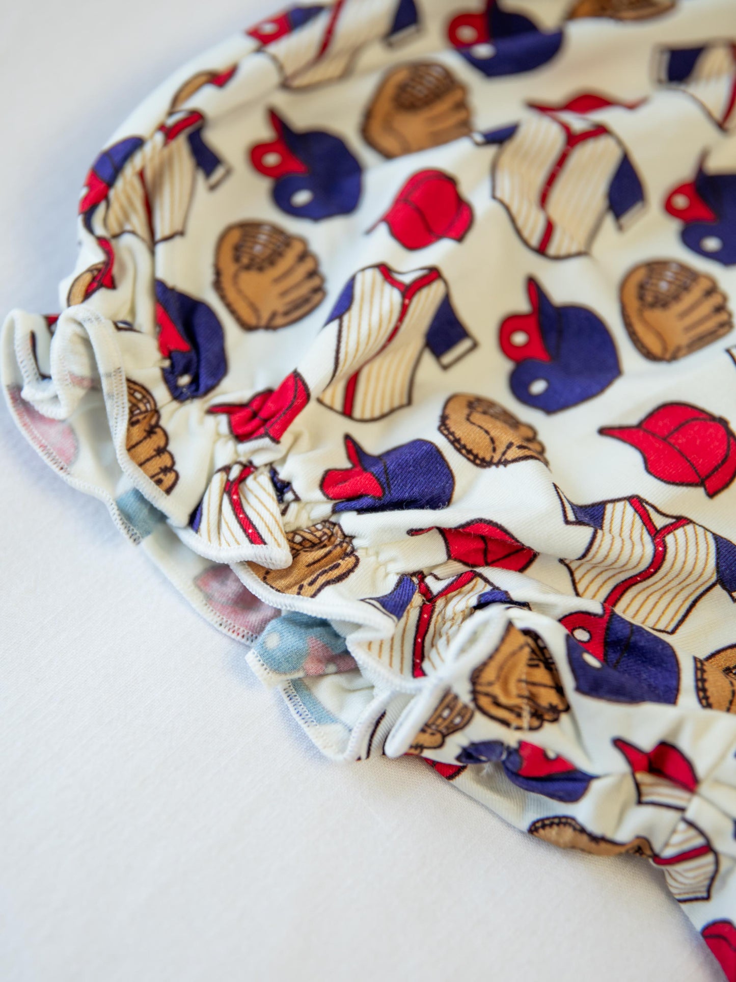 Short Leggy Romper - Take Me Out to the Ballgame