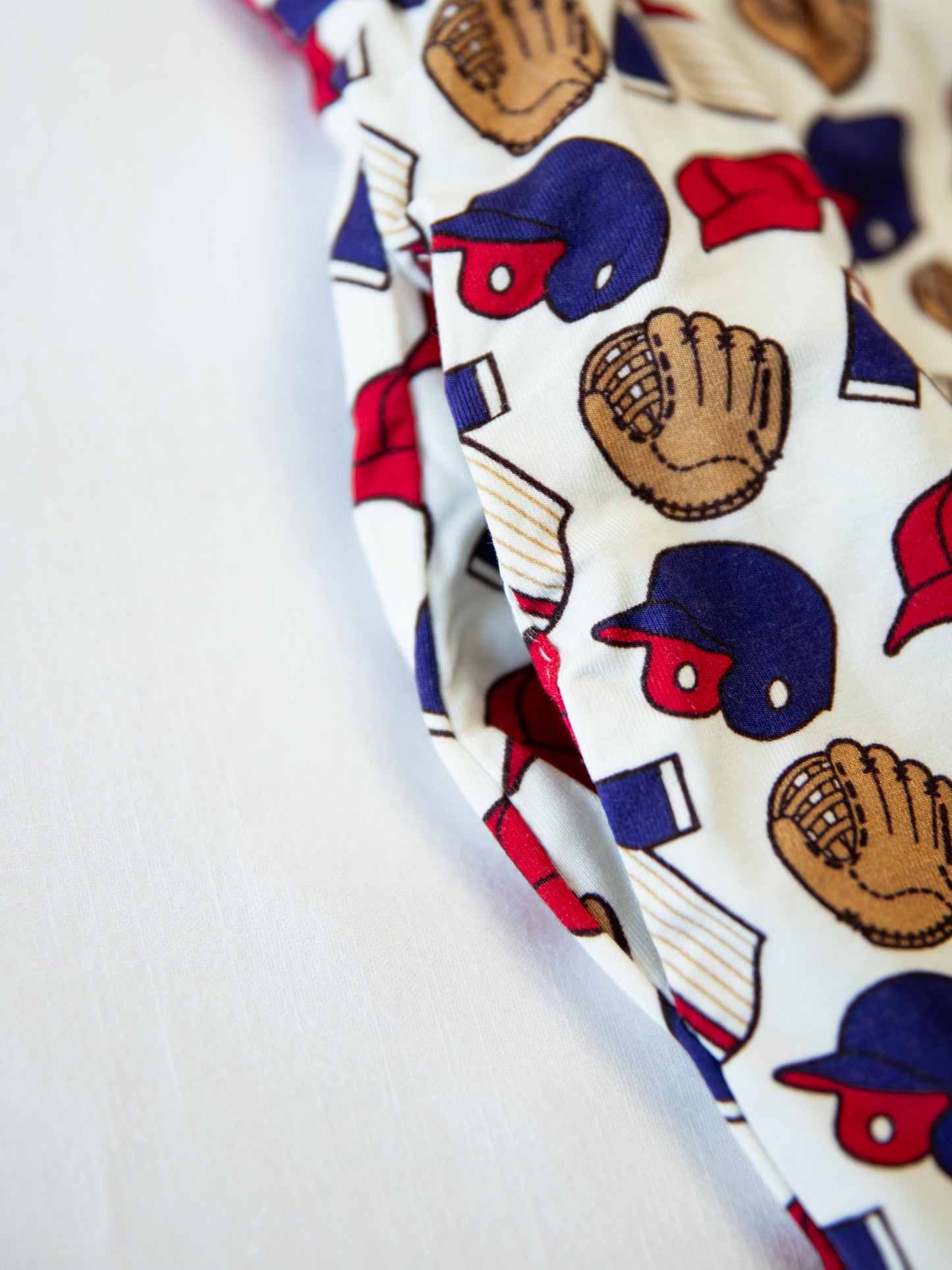 Short Leggy Romper - Take Me Out to the Ballgame