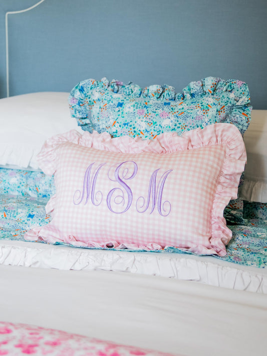 Boudoir Pillow Cover - Blissful Gingham