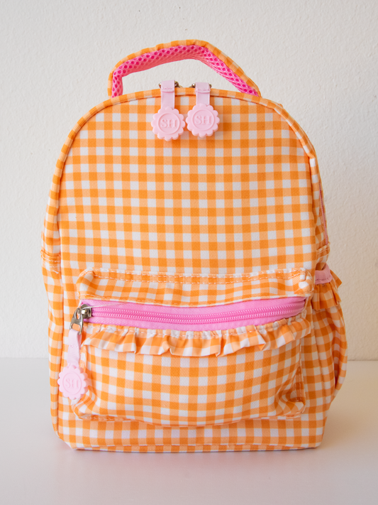 Ridley Lunch Kit - Orange Crush Gingham