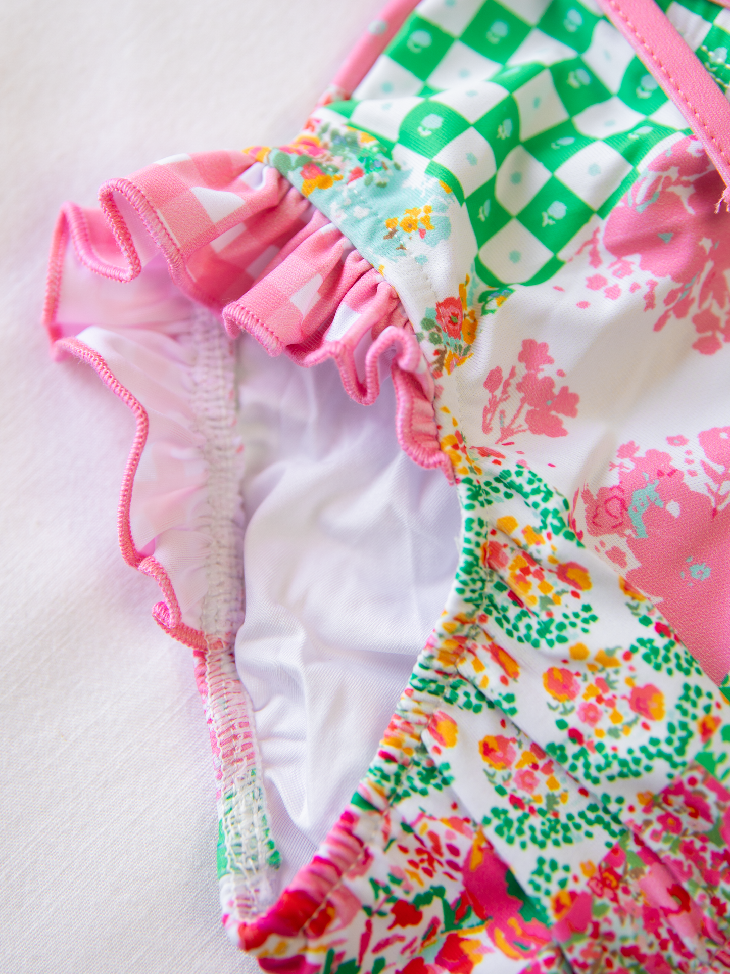 Micah Rash Guard - Floral Patchwork