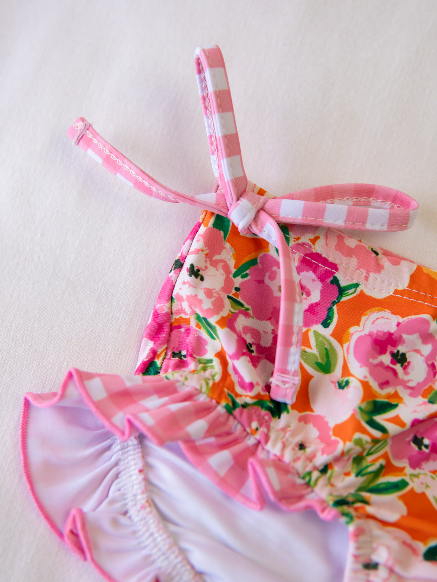 Maddi Tankini - Glowing Pink Flowers
