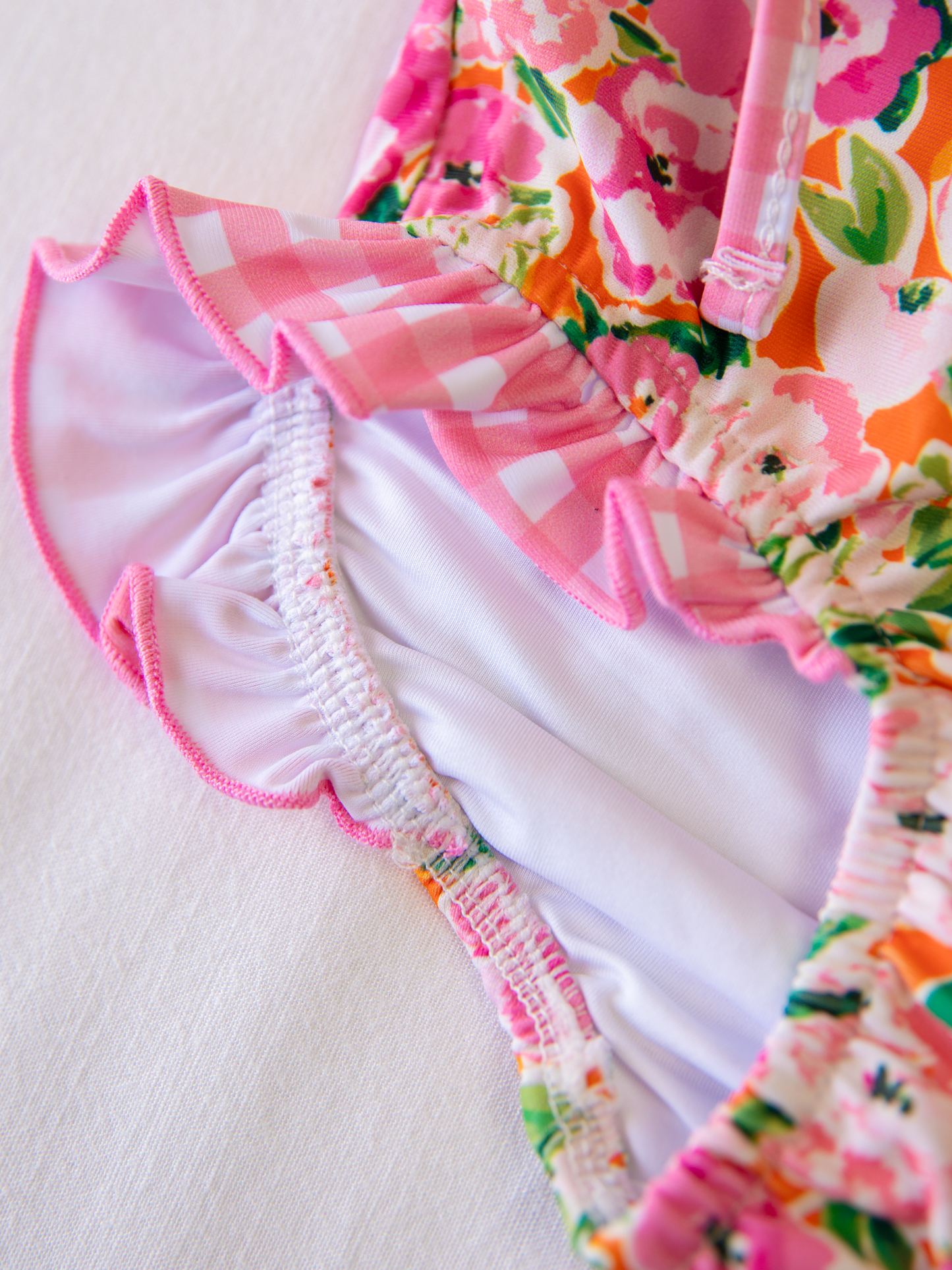 Maddi Tankini - Glowing Pink Flowers
