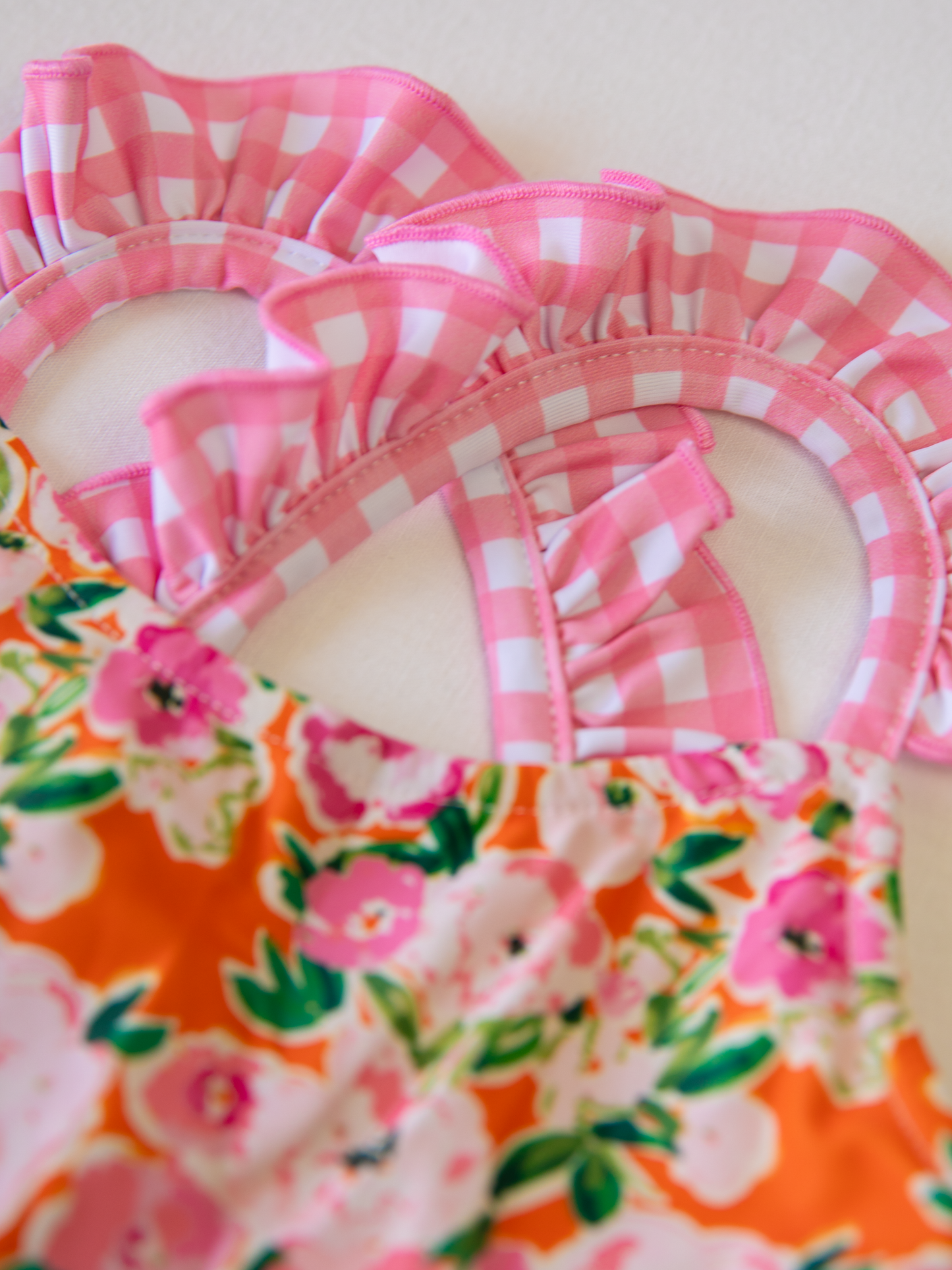 Maddi Tankini - Glowing Pink Flowers