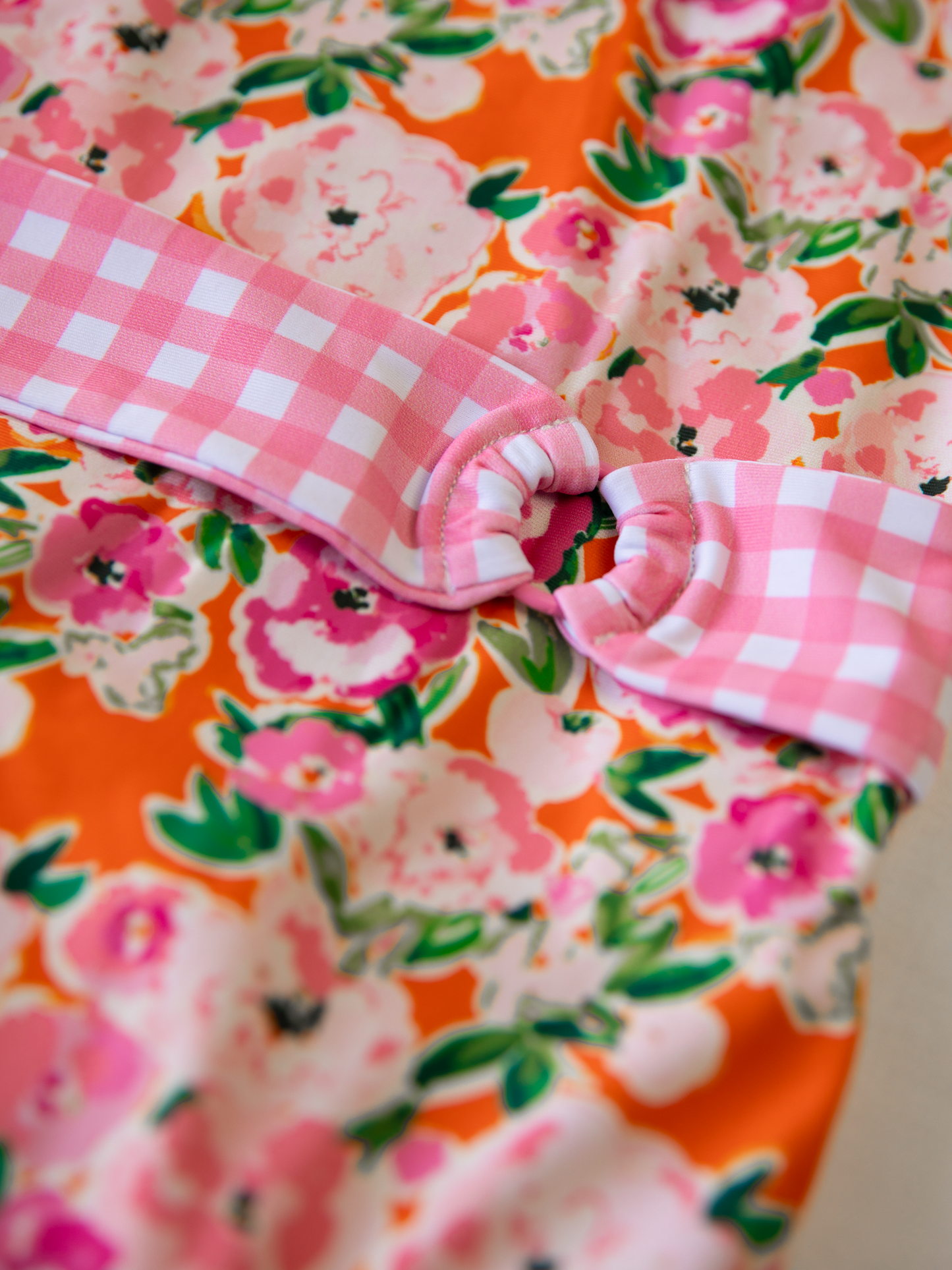 Maisie One Piece - Glowing Pink Flowers