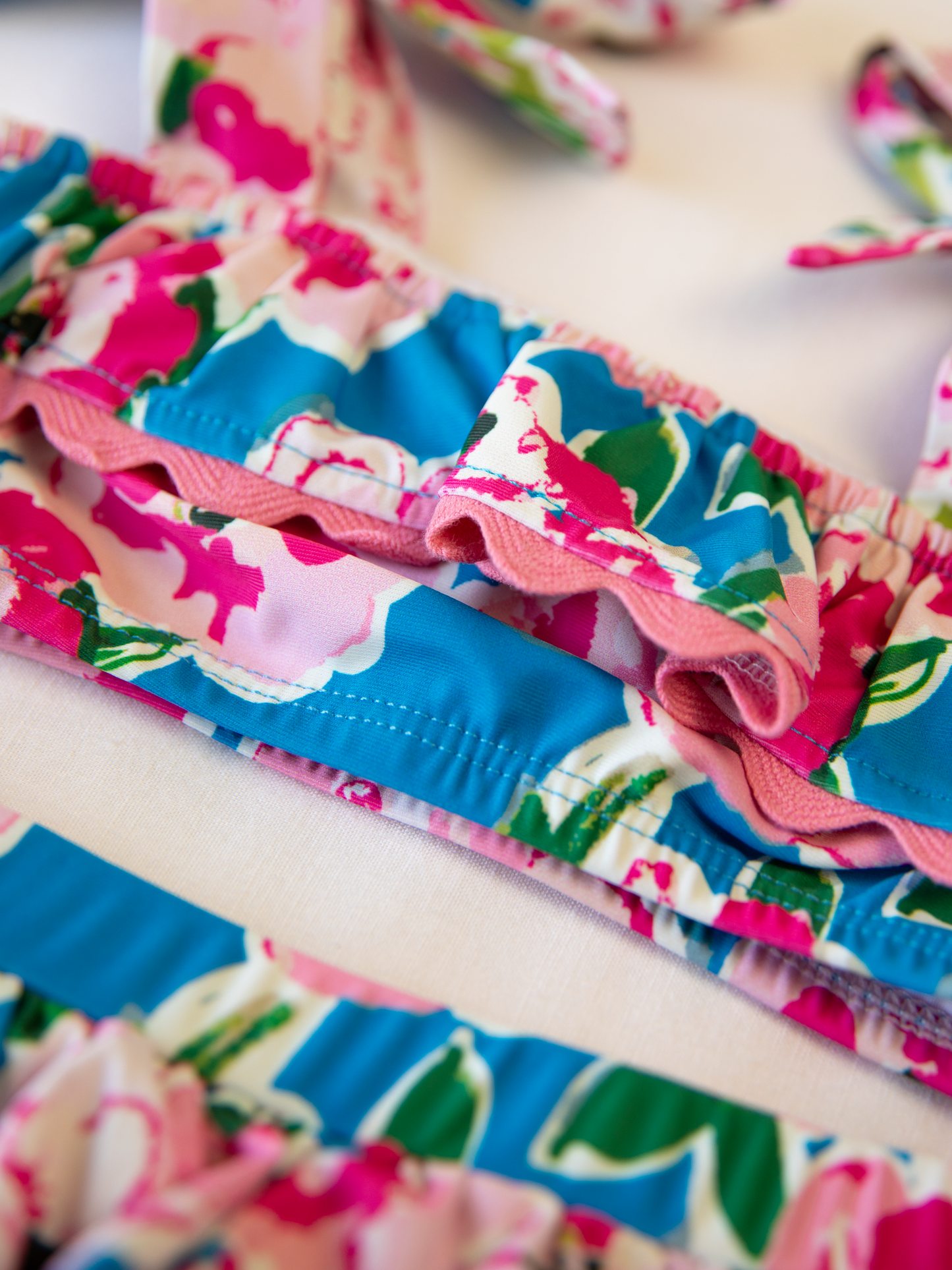 Minnie Skirted Bikini - Joyful Poppies