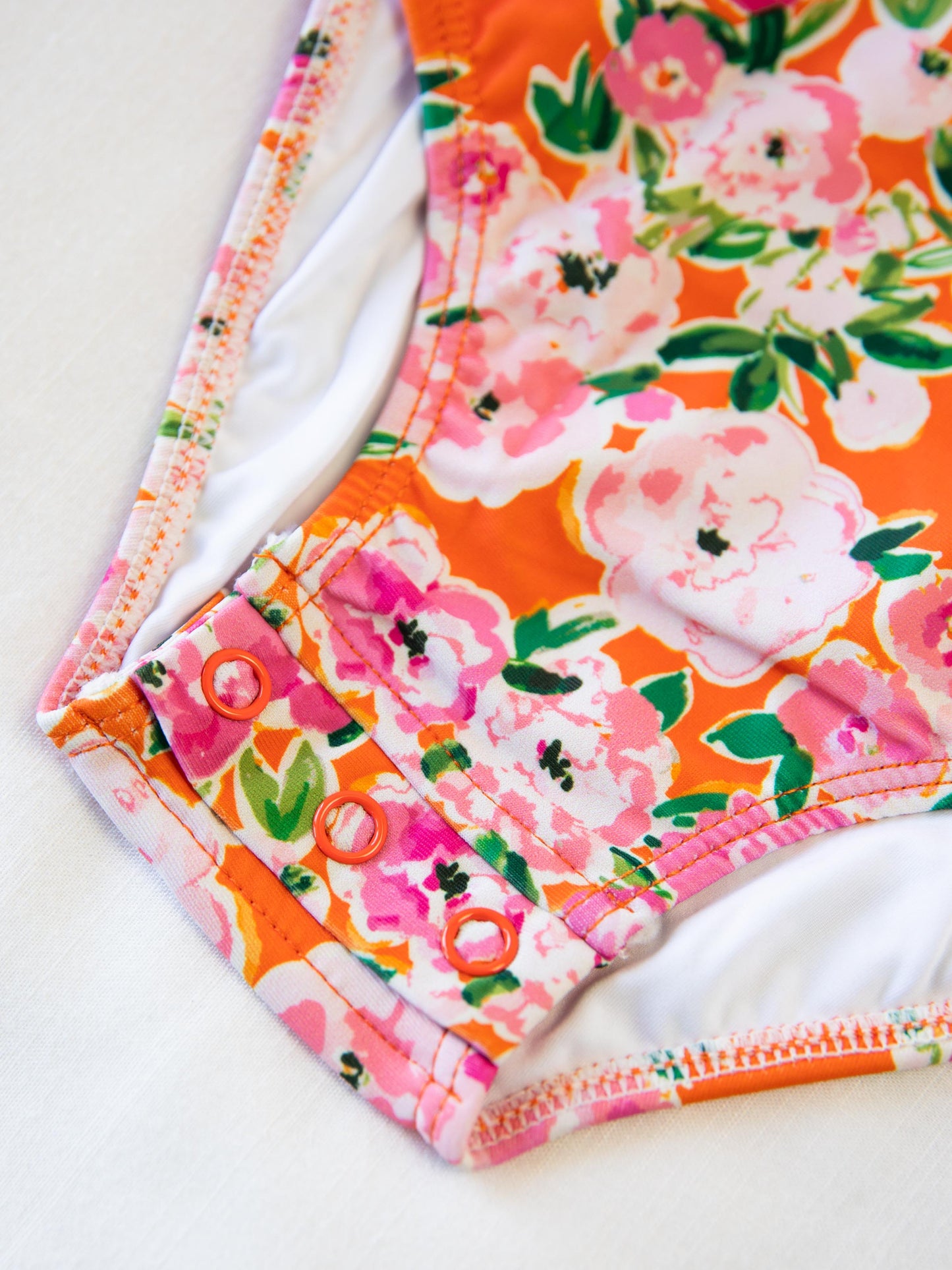 Maisie One Piece - Glowing Pink Flowers