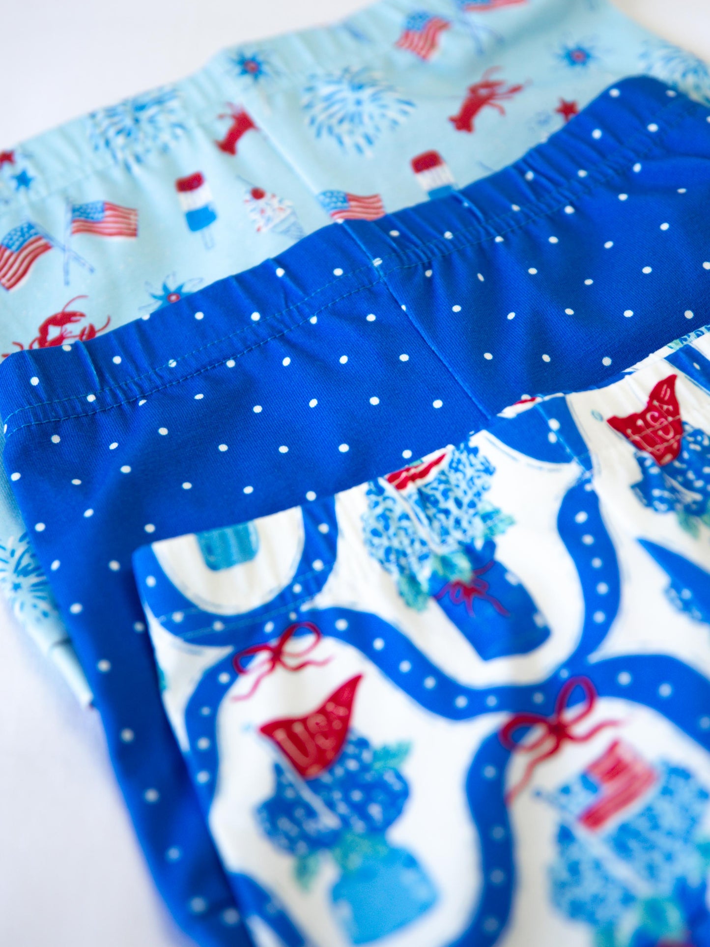 3 Pack Shorts - Patriotic Mix
