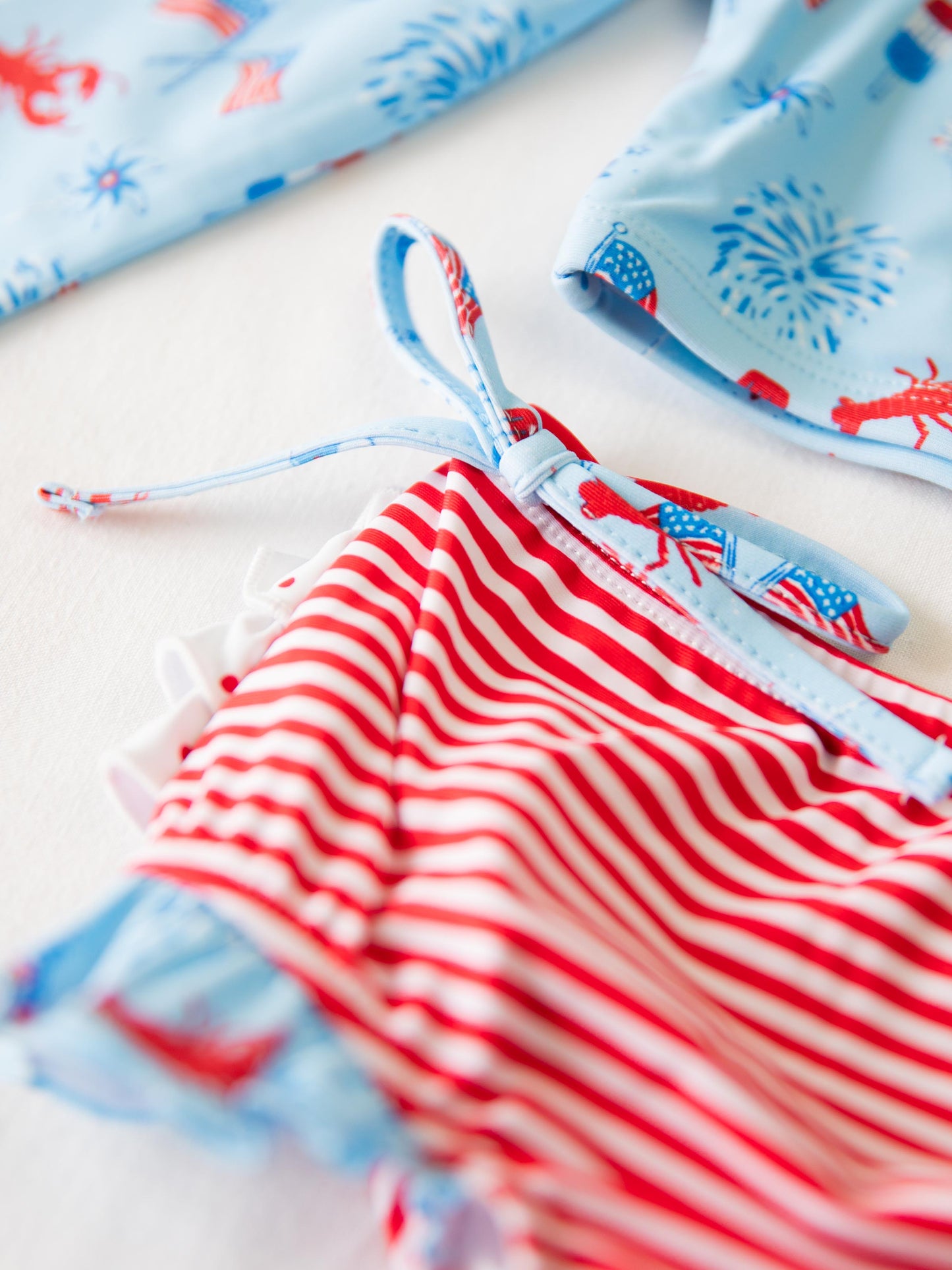 Micah Crop Rash Guard - Let Freedom Ring