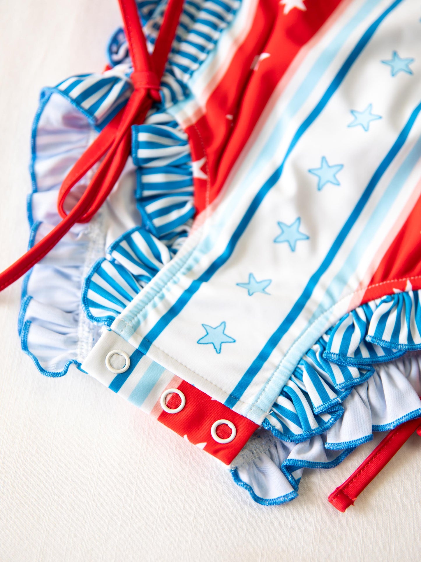 Solid Rash Guard - Bright American Stars