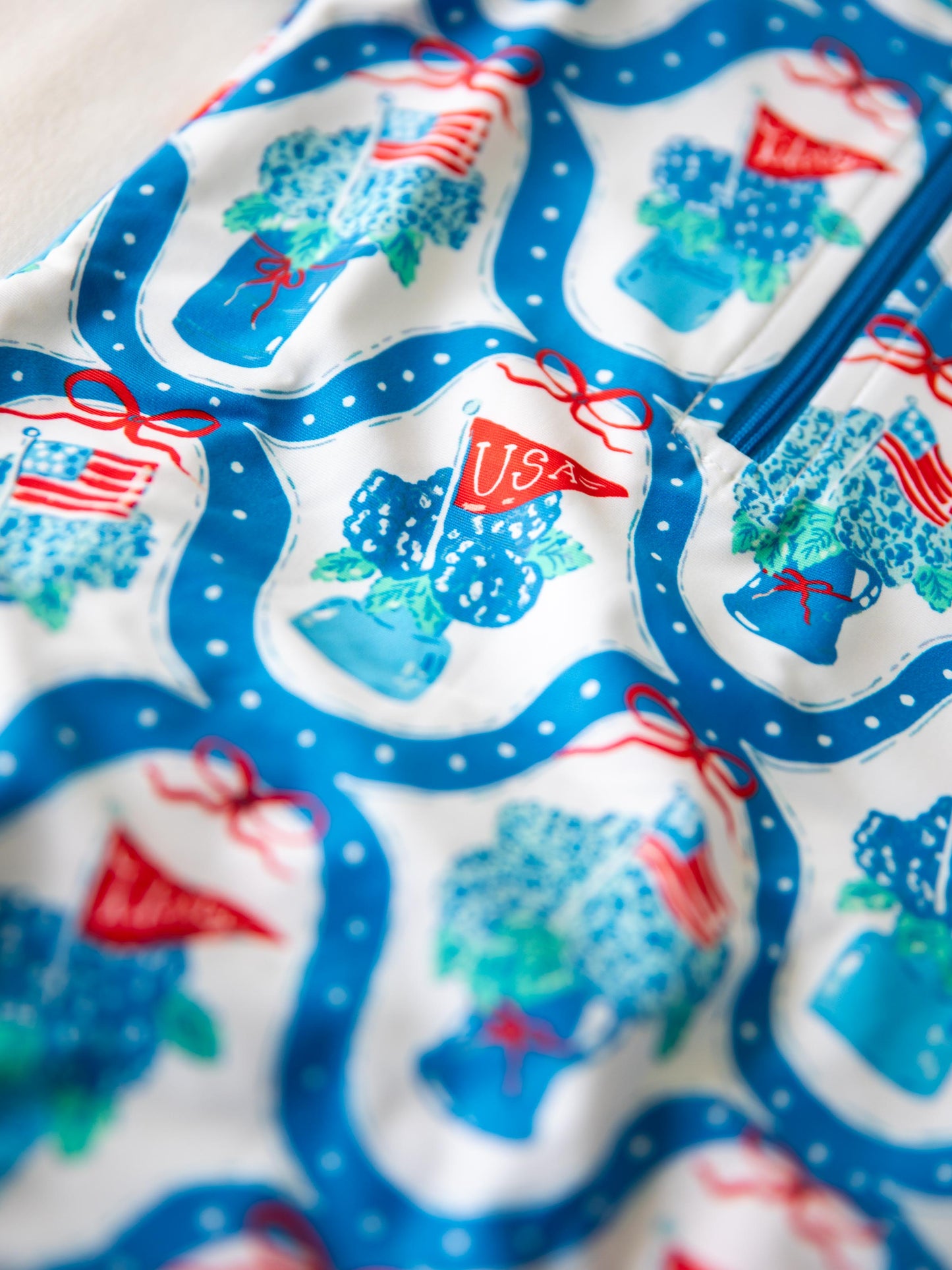 Solid Rash Guard - Star Spangled Banner