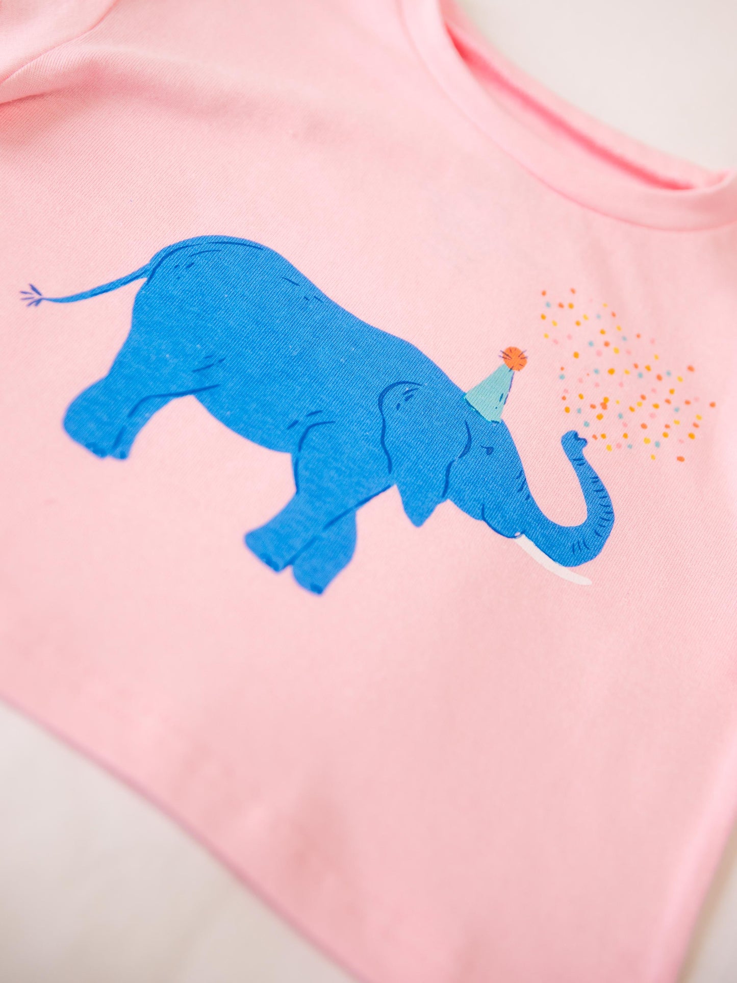 Graphic Tee - Confetti Poppin' Elephant