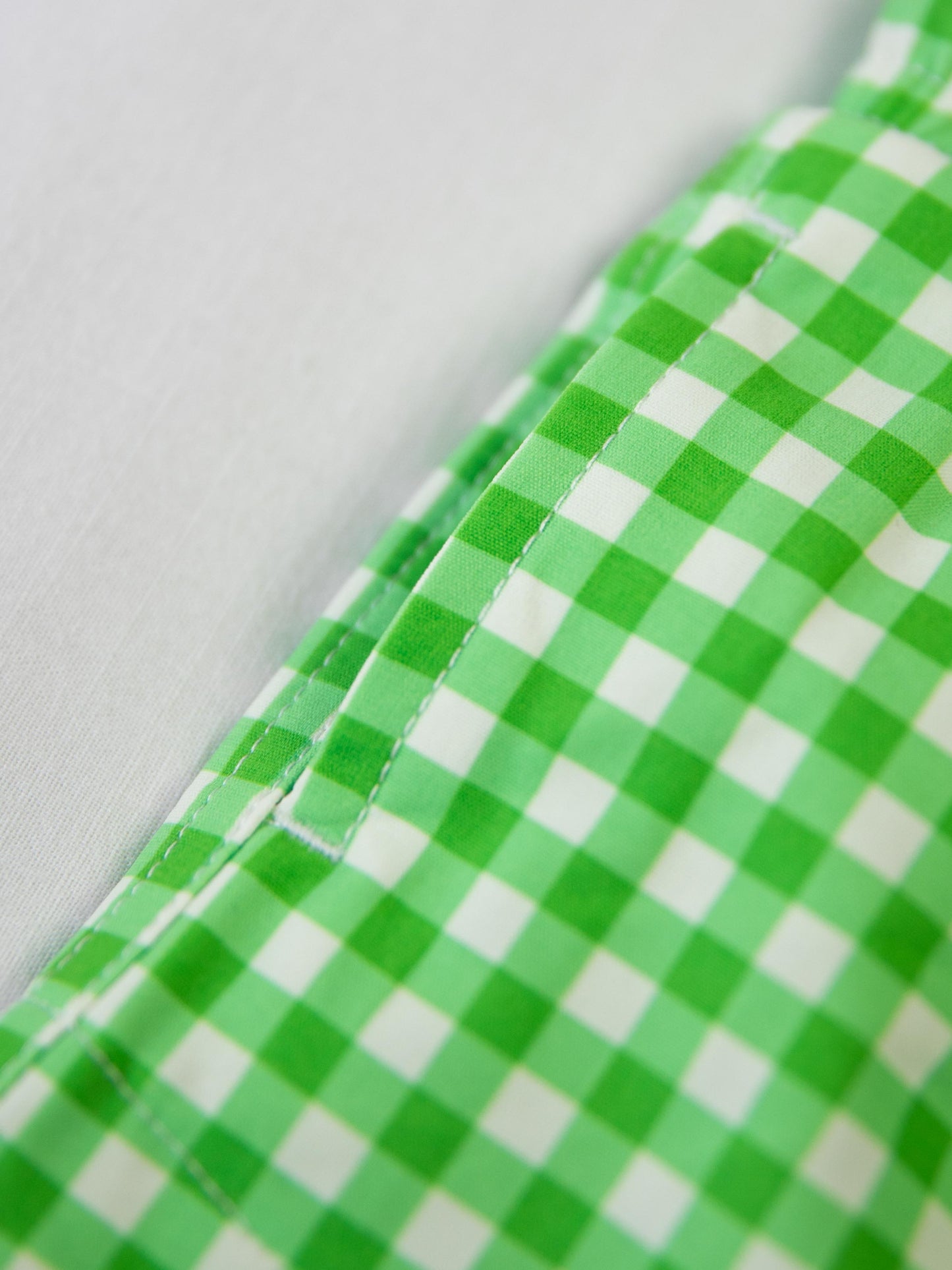 Boy's Swim Trunks - Lemon Lime Check