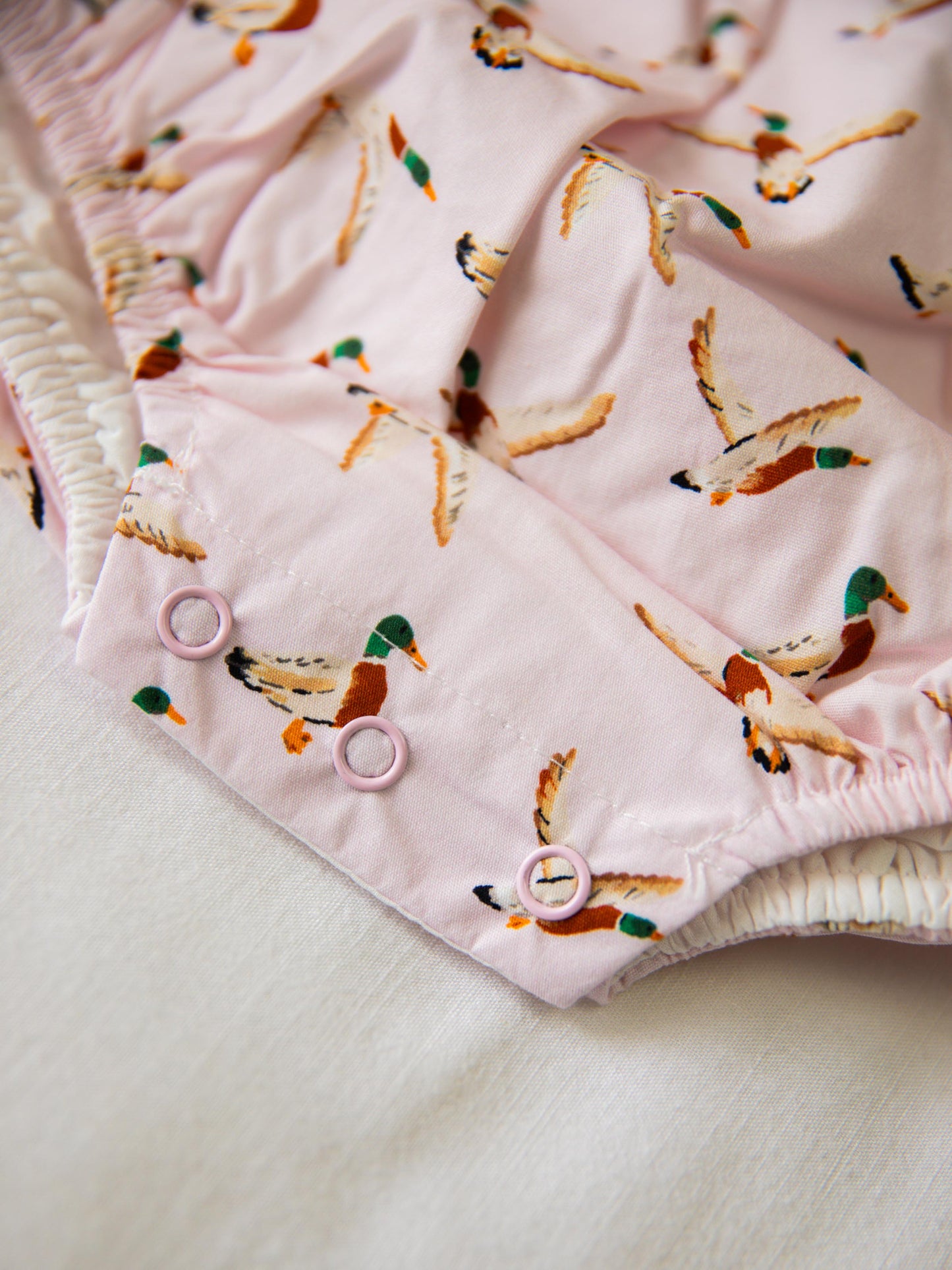 Audrey Smocked Dress - Fly Away Pink