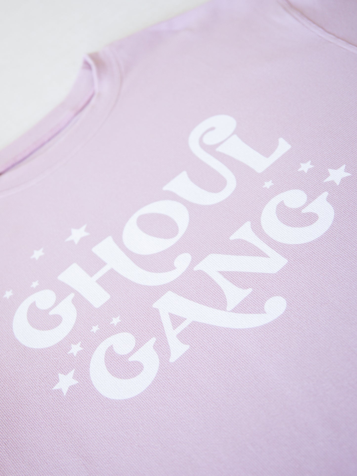 Women's Oversized Ribbed Sweatshirt - Lavender Lace G.G.