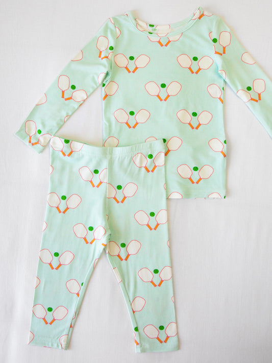 Cloud Fitted Pajamas - Pickleball