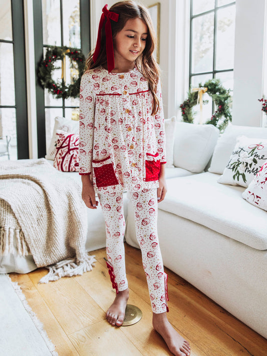 Girly Button Set - St. Nick