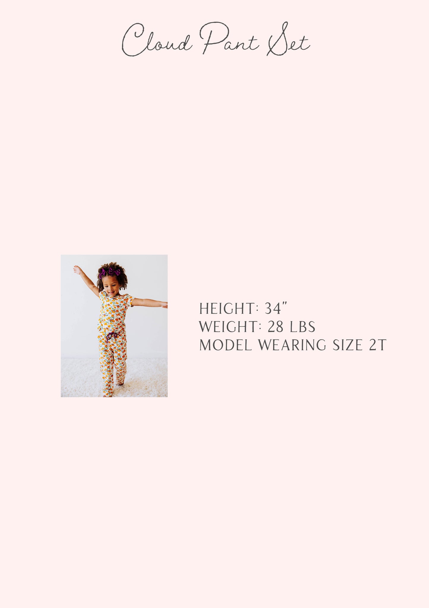 Cloud Pant Set - Little Pumpkin Princess