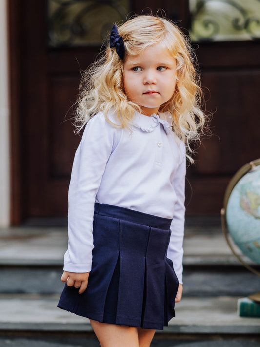 Pleated Skort - Night Sky