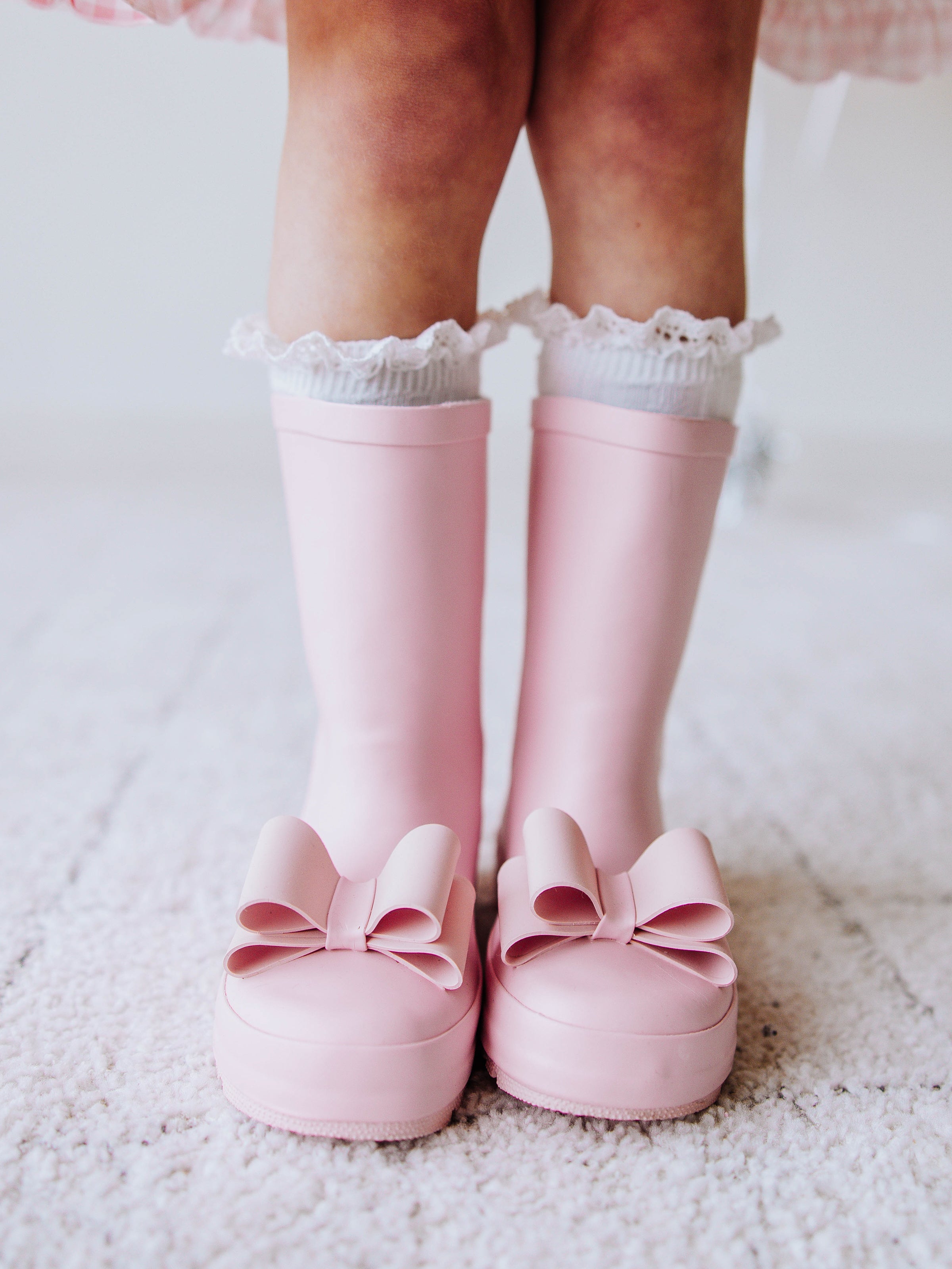 Cheery Rain Boots Oh So Pink SweetHoney Clothing - Main Image