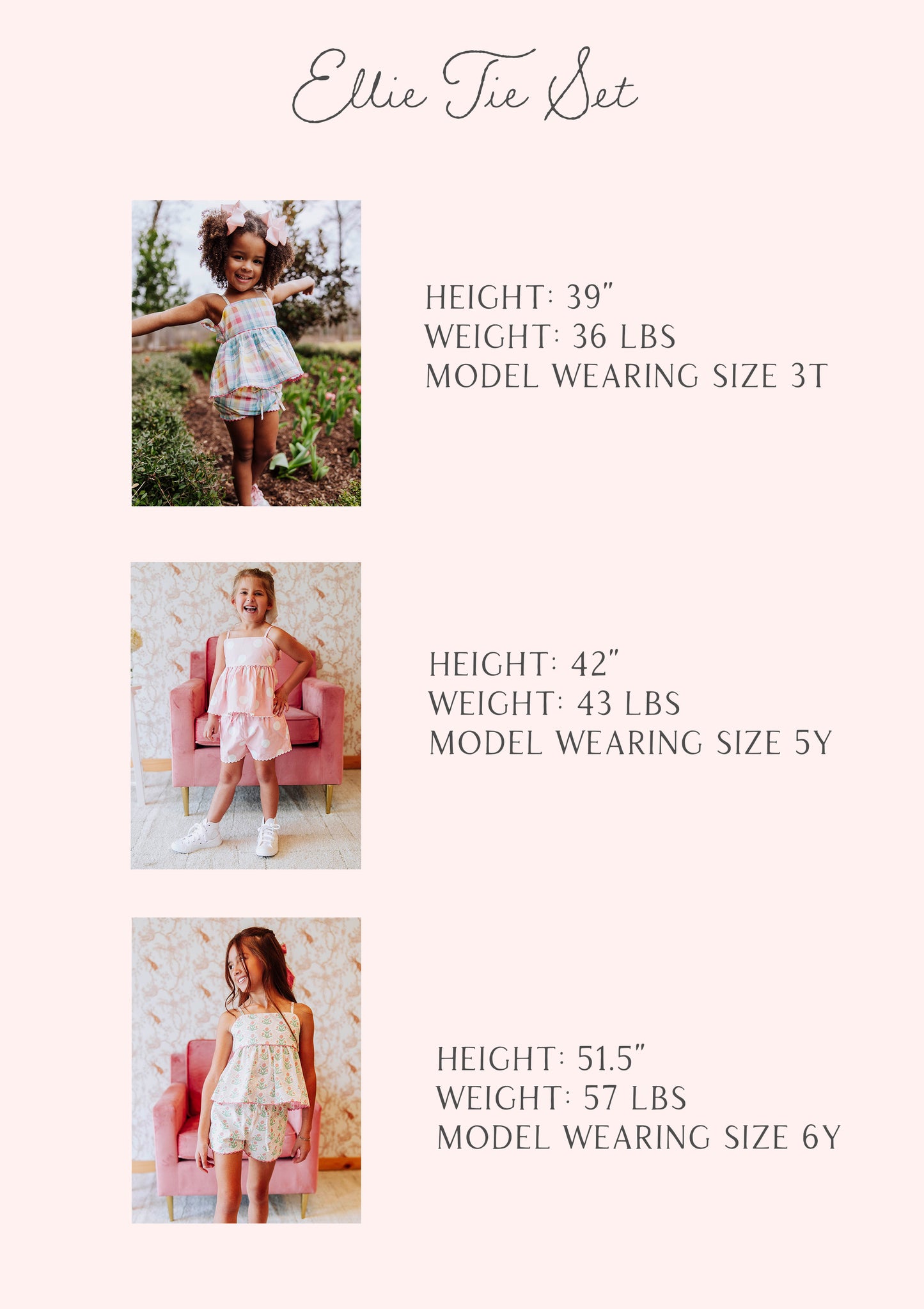 Ellie Tie Set - Sunny Day Plaid