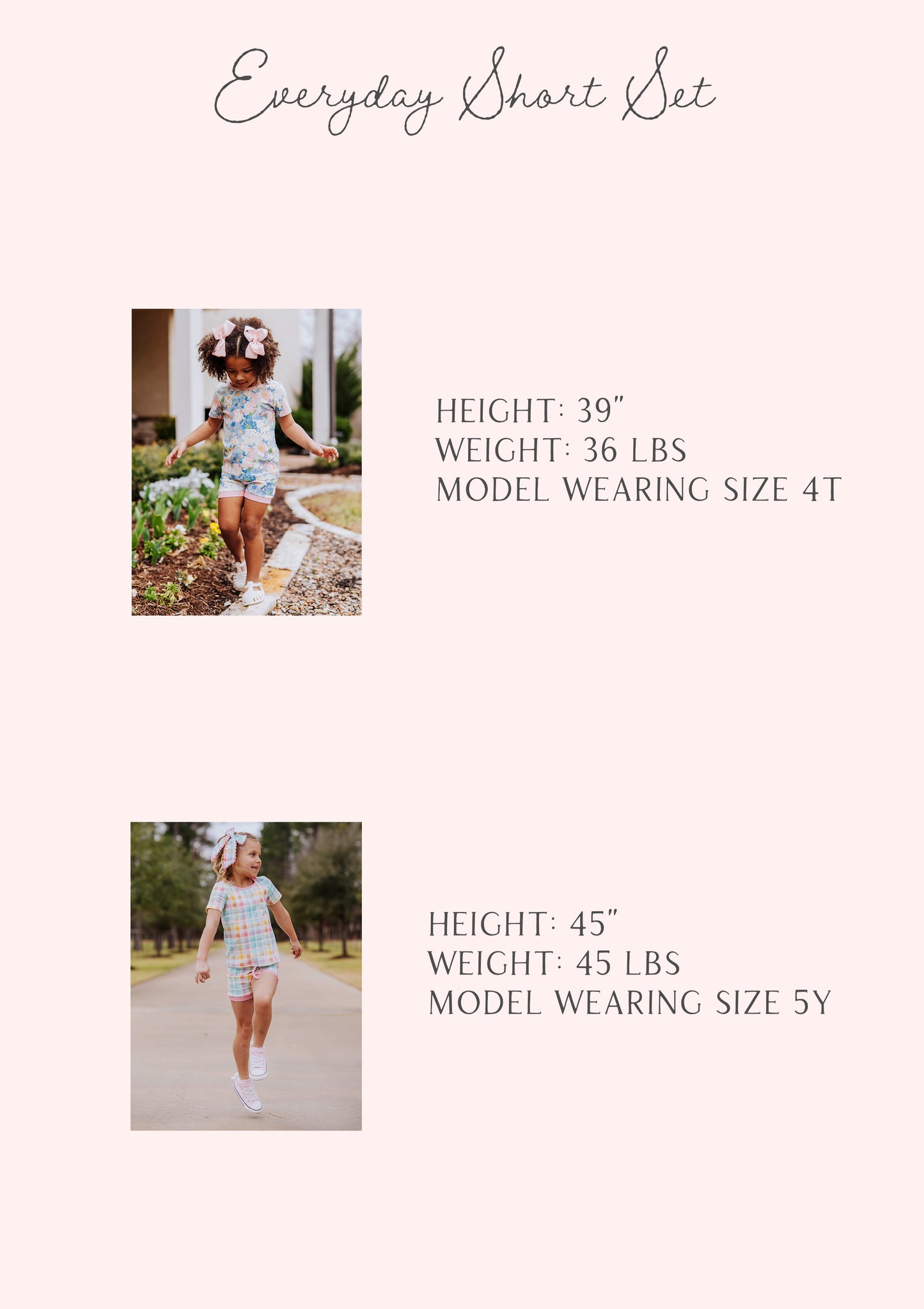 Everyday Shorts Set - Pastel Blooms