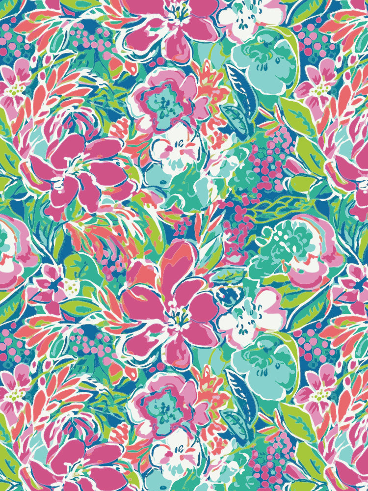 Family Swim - Hawaiian Blooms