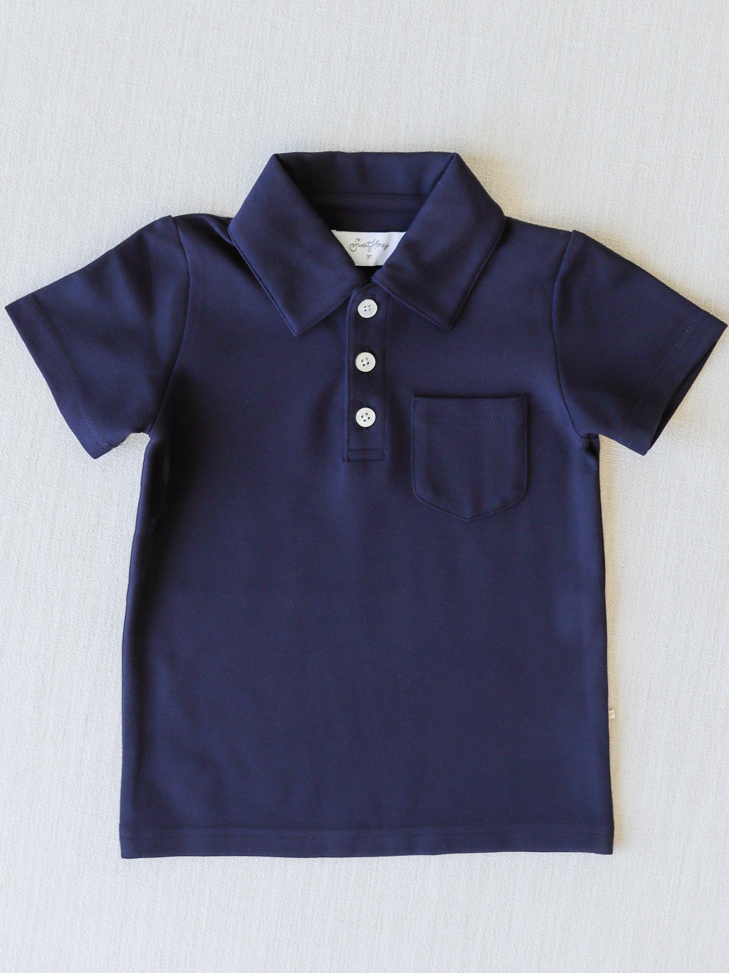Polo Shirt - Night - Sky SweetHoney Clothing