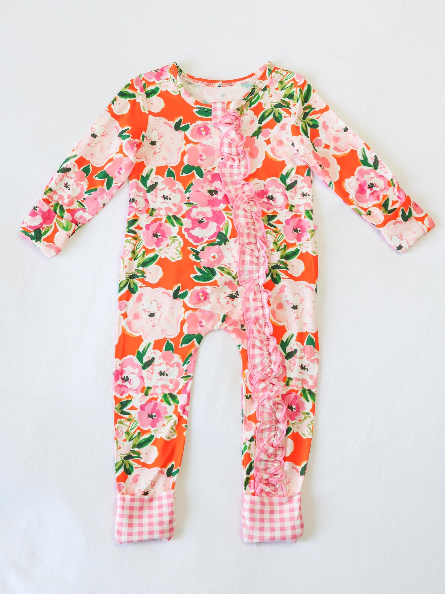 Cloud Layette - Glowing Pink Flowers