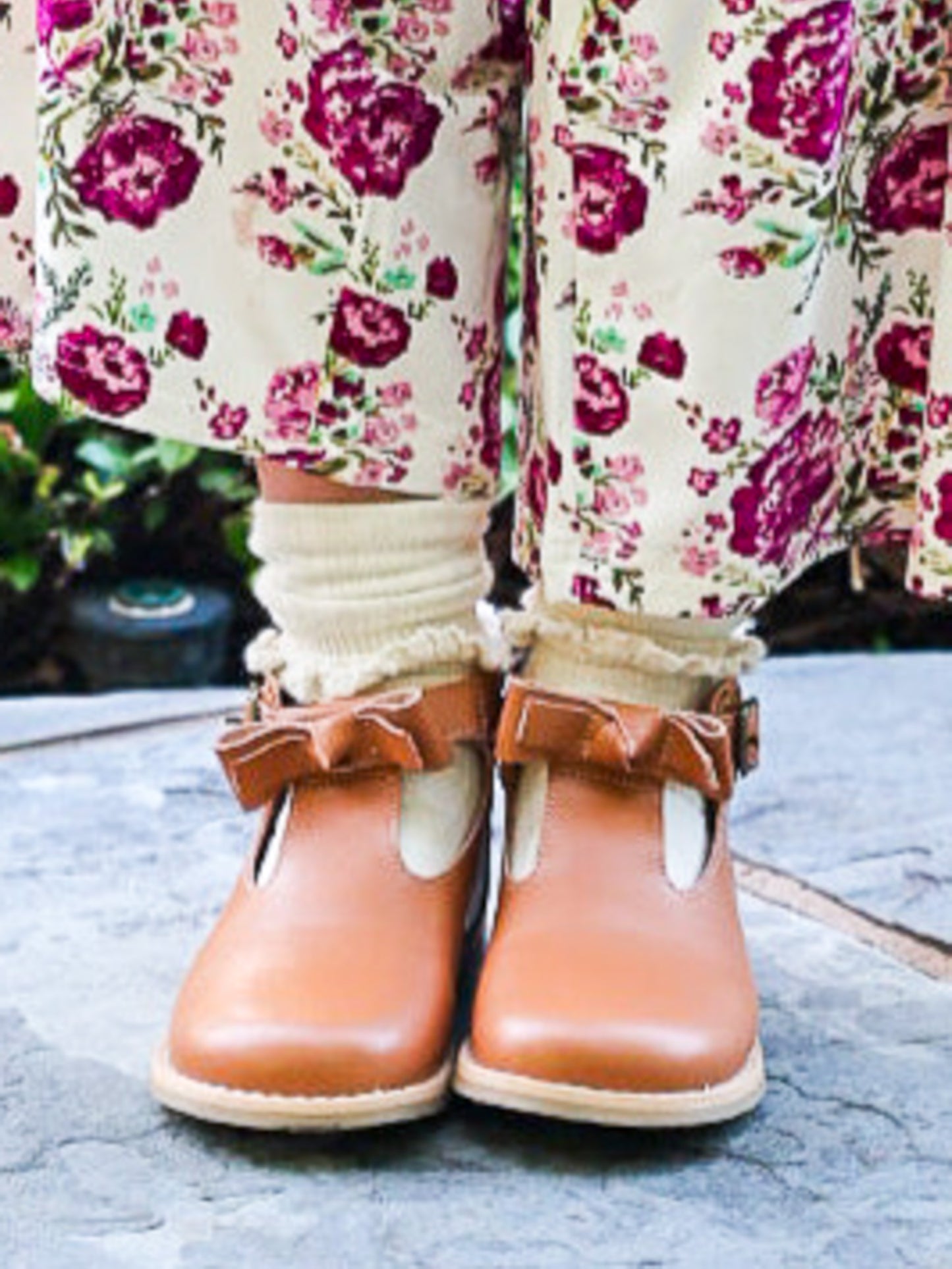 Buckle Strap Ankle Boot - Brown
