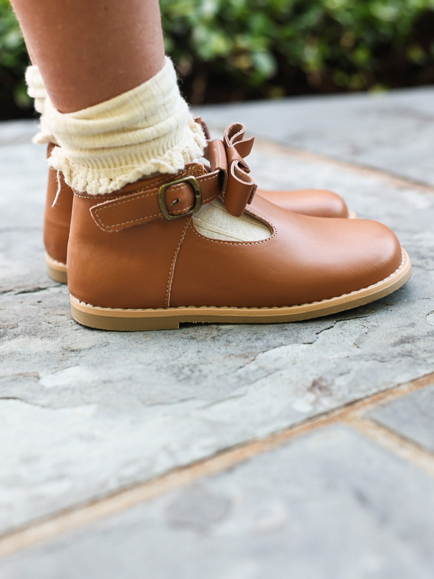 Buckle Strap Ankle Boot - Brown
