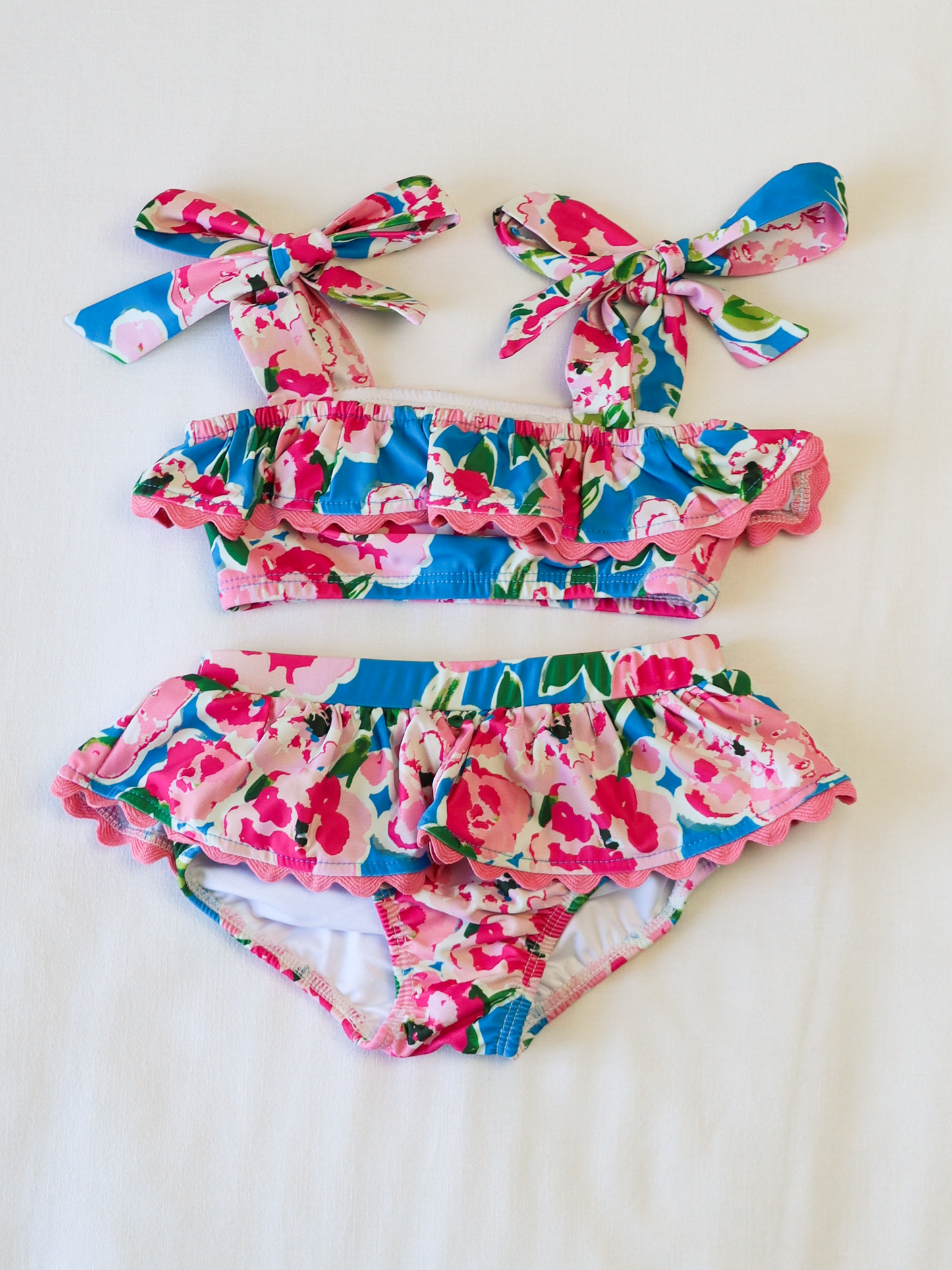Minnie Skirted Bikini - Joyful Poppies