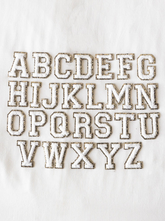 Small Letter Patch - White