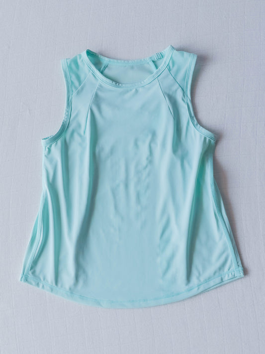 Pleated Tank Top - Mist