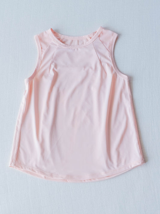 Pleated Tank Top - Light Pink