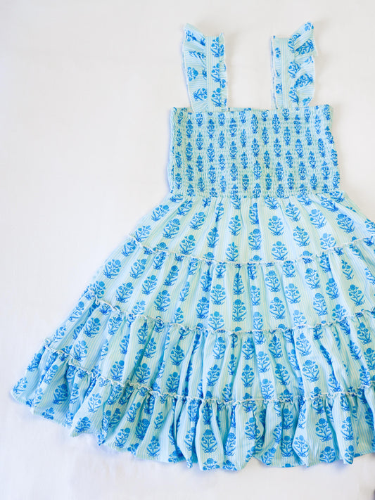 Women's Smocked Tiered Dress - Classic Nostalgia